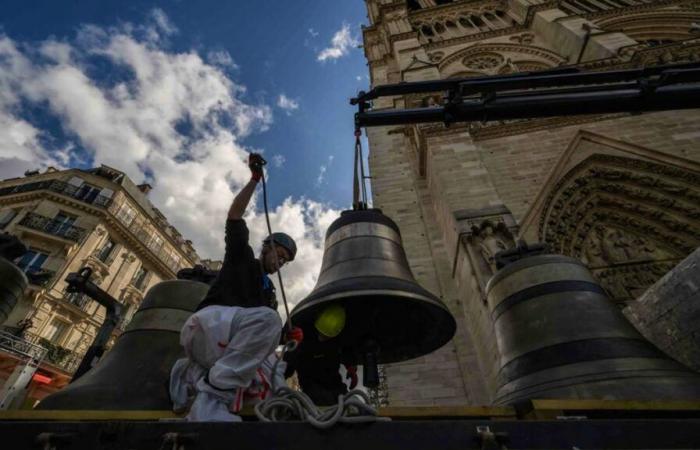 The bells of Notre-Dame ring out again after the fire