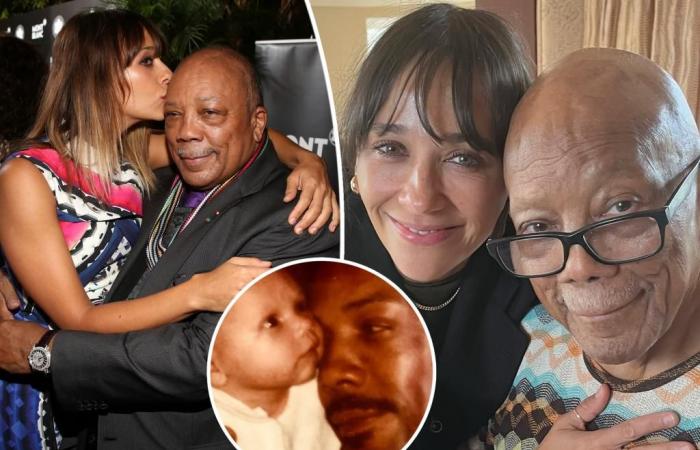 Rashida Jones pays tribute to ‘genius’ dad Quincy after his death at 91