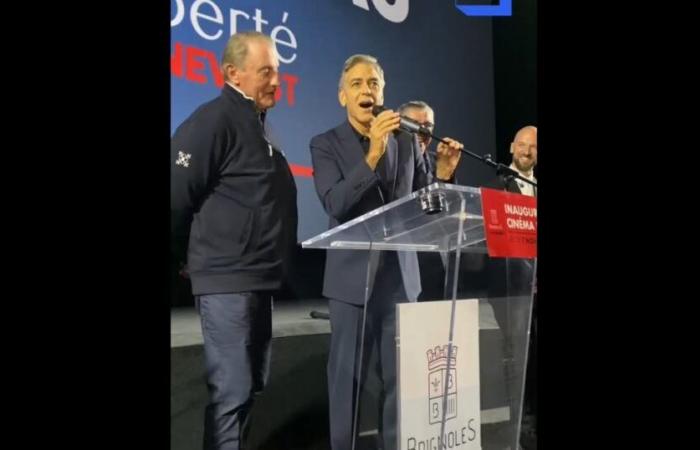 Var. George Clooney invites himself to the inauguration of a cinema in Brignoles