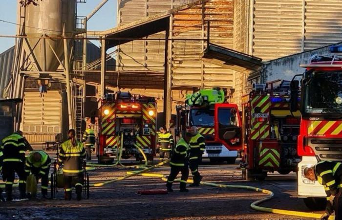 nearly 90 firefighters exposed to asbestos during the silo fire in Villedômer