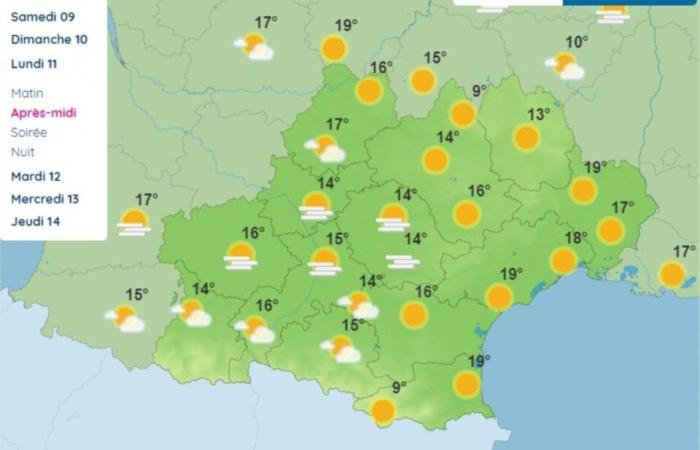 CARDS. Here are Météo France's forecasts for the long weekend of November 11 in Toulouse and Occitanie