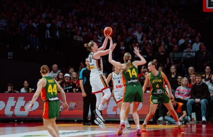 new fan record for the Belgian Cats and success against Lithuania