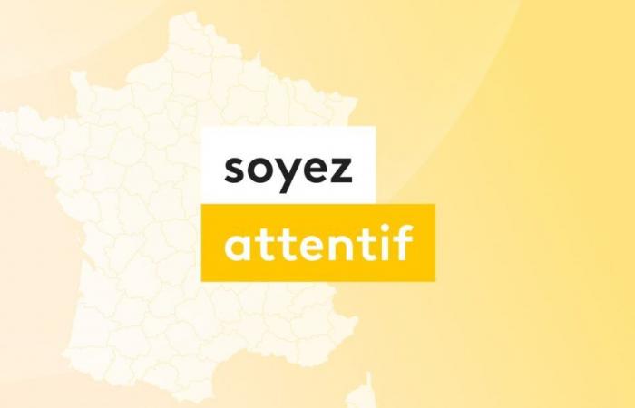 Yellow alerts in 3 departments announced by Météo-France this Friday, November 8