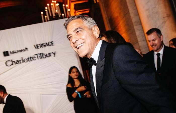 Out in Brignoles, in the Var, George Clooney reacts to the election of Donald Trump