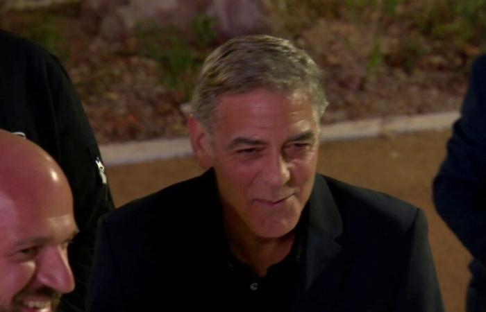 George Clooney creates a surprise in Brignoles