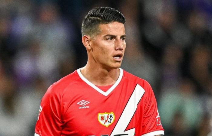 James returns to the Rayo Vallecano squad, will be a substitute