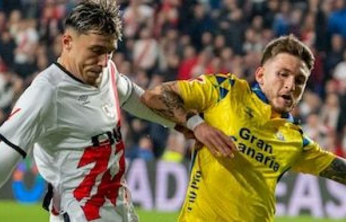 Harsh punishment for Íñigo Pérez for leaving James Rodríguez sitting: Rayo Vallecano lost 3-1 against Las Palmas