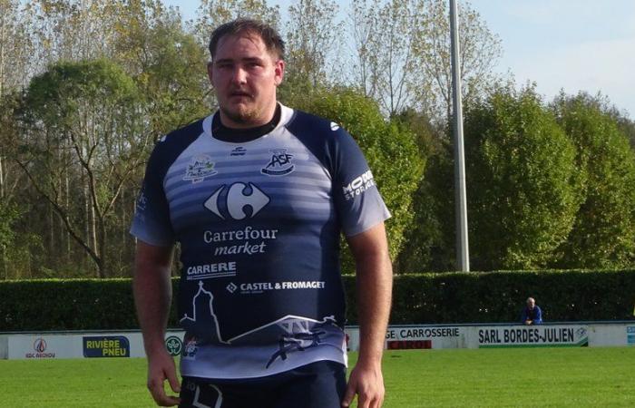 Amateur rugby: “I don’t regret my choice…” Solid fellow from AS Fleurance, Lucas Prudhomme looks back on his first steps in Nationale 2