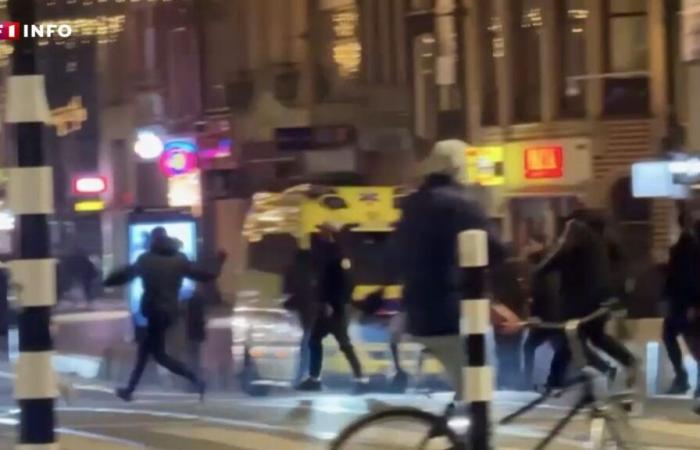 Israeli supporters attacked: images of violent clashes in the streets of Amsterdam