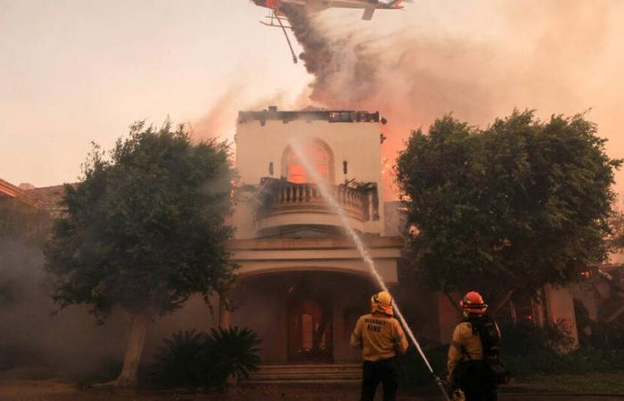 a hundred houses destroyed and thousands of people threatened near Los Angeles – Libération