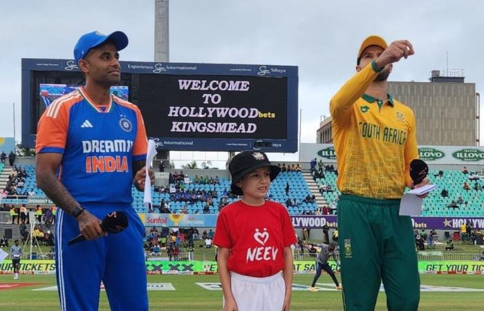 1st T20I: South Africa opt to field first against India at Kingsmead