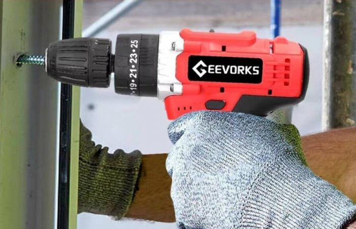 The first DIYers who tested it gave this discounted drill-screwdriver 5 stars