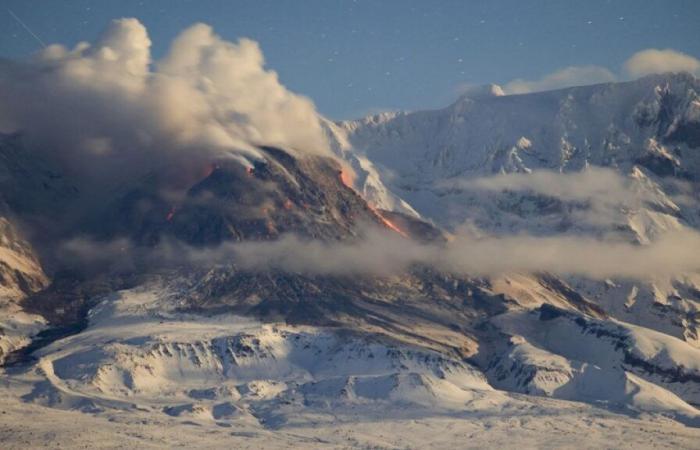 Shiveluch, one of Russia's most active volcanoes, has erupted