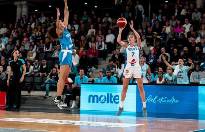 Basketball (French team): Camille Droguet “happy to find” Malonga, Leite and Foppossi for her first with the Blues