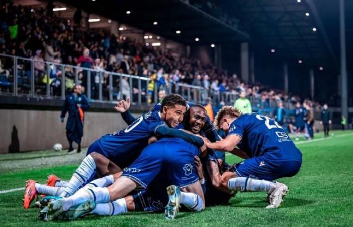 Winner in Grenoble, Dunkirk provisionally takes second place in Ligue 2