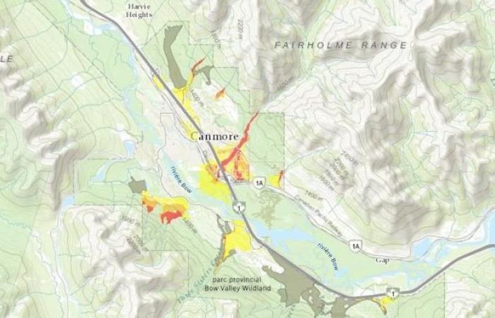 A new structure in Canmore to prevent flooding