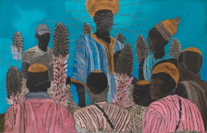 In Paris, the magical paintings of Omar Ba inspired by a Fulani tale