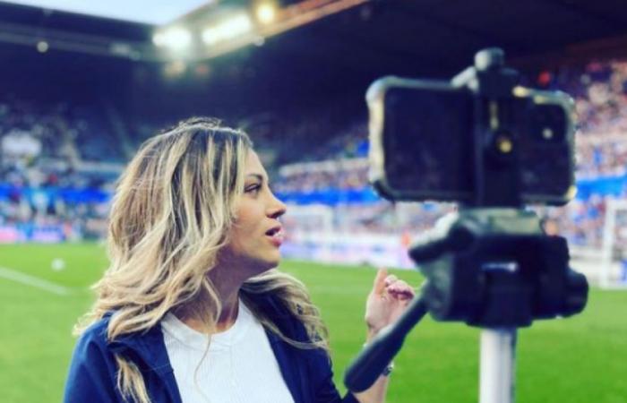 Ambre Godillon, DAZN journalist, hit in the face by a projectile during OM-Auxerre: “I did well…”