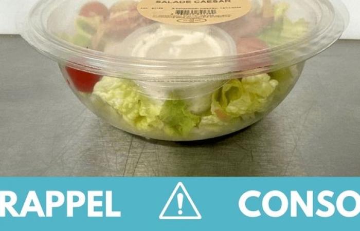 Listeria: do not eat this Caesar salad sold throughout France