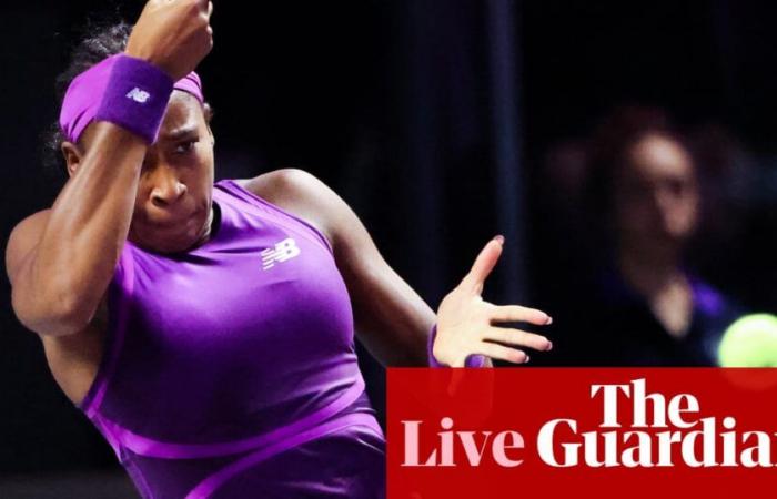 Coco Gauff v Zheng Qinwen: WTA finals title decider – live | WTA Finals