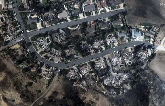 Large fire near Los Angeles | Firefighters are gaining ground