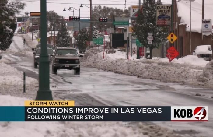 Conditions improve in Las Vegas following winter storm