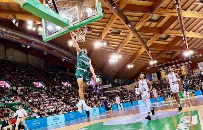 Limoges CSP narrowly lost to leader Cholet, 69-75