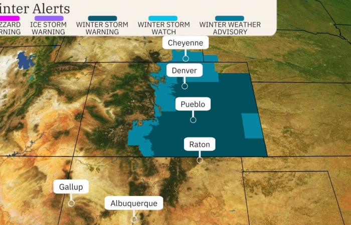 Winter Storm Spreads To Colorado