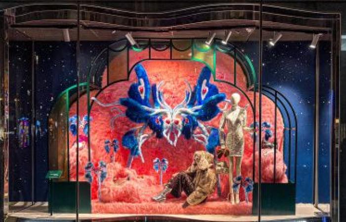 The 2024 Christmas windows of La Samaritaine: Thoiry Lumières Sauvages invades the store – photos