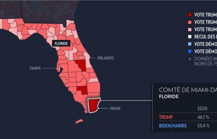 American presidential election | Where have Trump and Harris made the most gains?