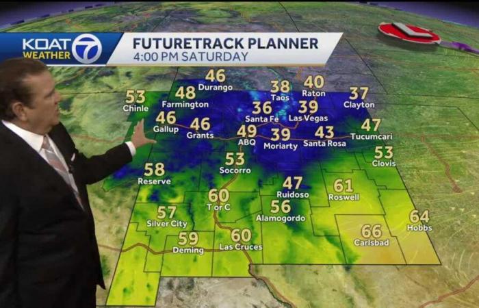 Major winter storm exits New Mexico with milder trend