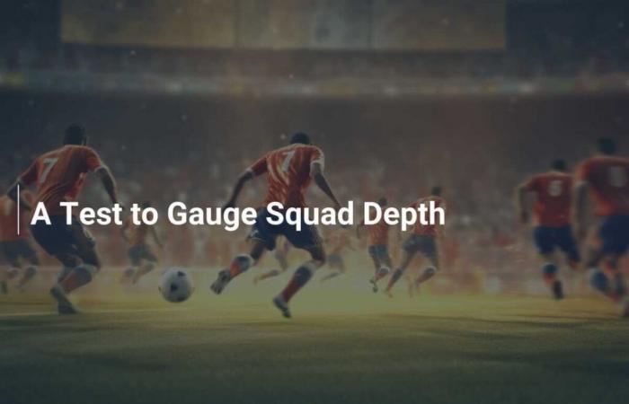 A Test to Gauge Squad Depth