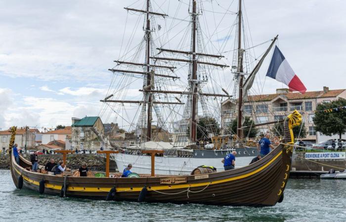 the longship ready to cast off