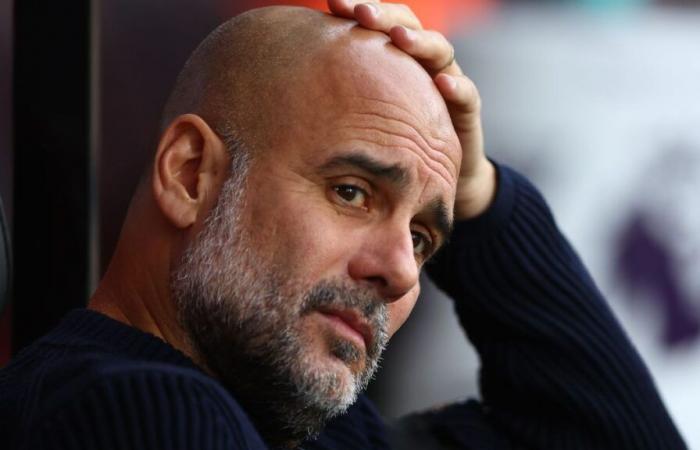 Pep Guardiola’s manic energy was gone – replaced by a weary apathy