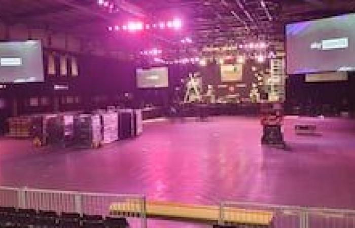 Final work for Grand Slam of Darts underway to get Wolverhampton ready for a bullseye