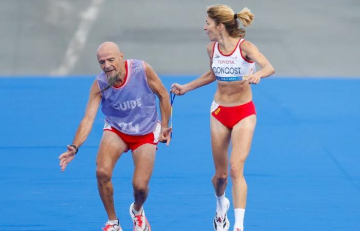 a consolation prize for Elena Congost, the Spanish marathon runner deprived of a medal for having supported her guide