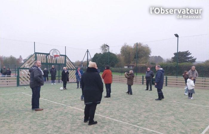 the Herchies city stadium, near Beauvais, was inaugurated