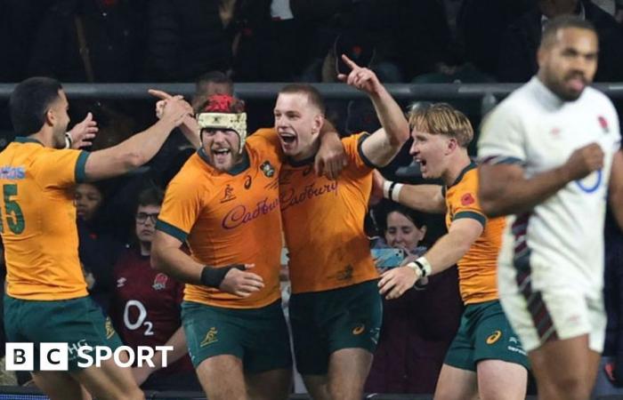 England 37-42 Australia: Max Jorgenson scores last-gasp try to snatch victory