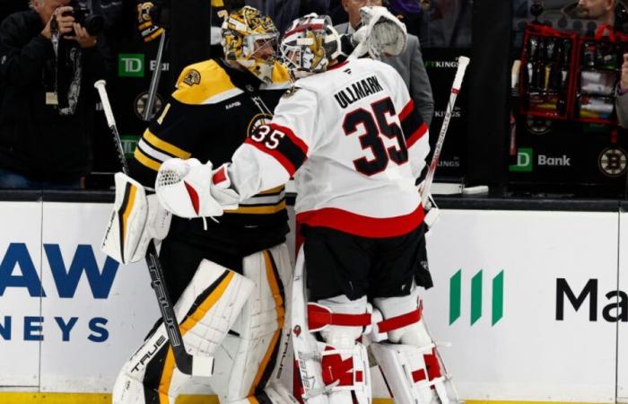 Senators: Linus Ullmark wins reunion against Jeremy Swayman in Boston