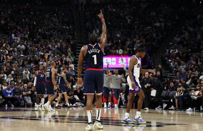 Harden, Clippers shut down Sacramento Kings offense