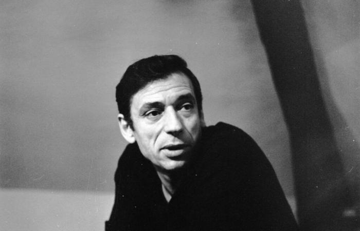 in 1991, the death of singer and actor Yves Montand