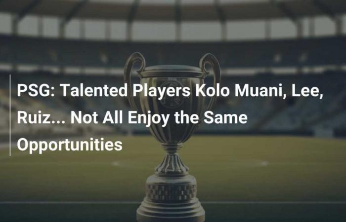 PSG: Talented Players Kolo Muani, Lee, Ruiz… Not All Enjoy the Same Opportunities