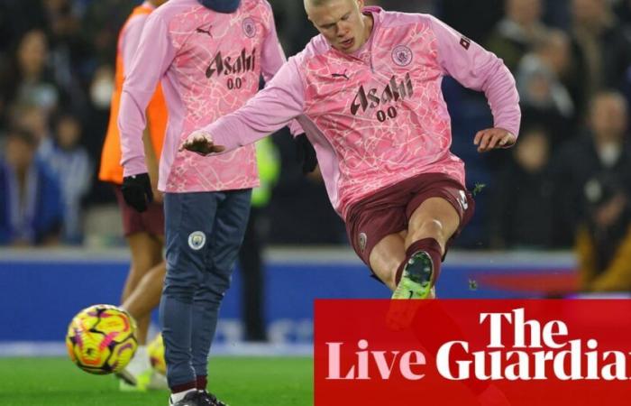 Brighton v Manchester City: Premier League – live | Premier League