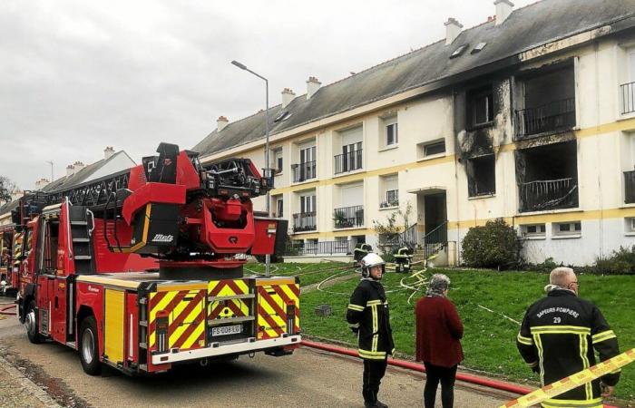 In Douarnenez, two dead in the fire of an HLM building [Vidéo]