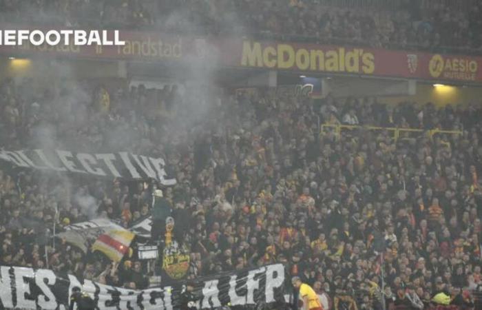 Banners against the LFP, interruption and tifo… A lively 54th closed door for RC Lens-Nantes