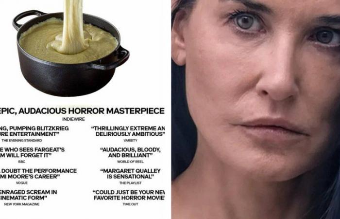 “It’s extraordinary”: Demi Moore spins the aligot in the film “The Substance”, the emblematic Aubrac dish appears in Hollywood