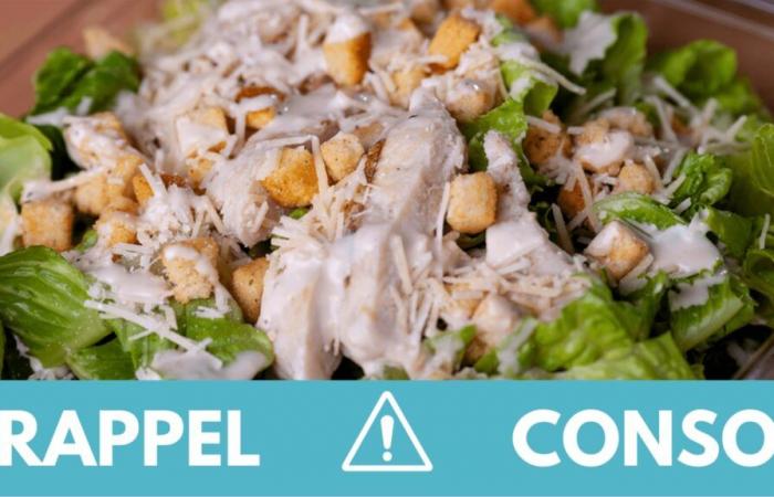 Listeria: do not eat this Caesar salad sold throughout France