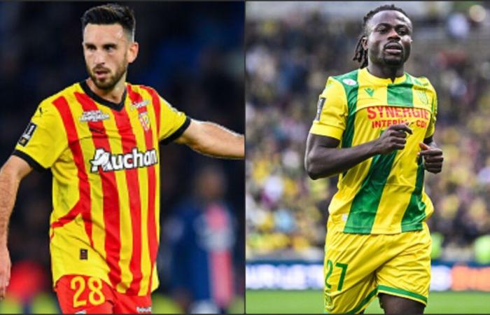 Lens – Nantes: TV and unencrypted broadcast, streaming and probable compositions