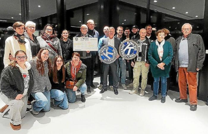 In Landévant, the winners of the Loch jousts received their prizes