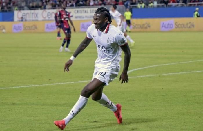 Joined at the end of the match, AC Milan stalls in Cagliari